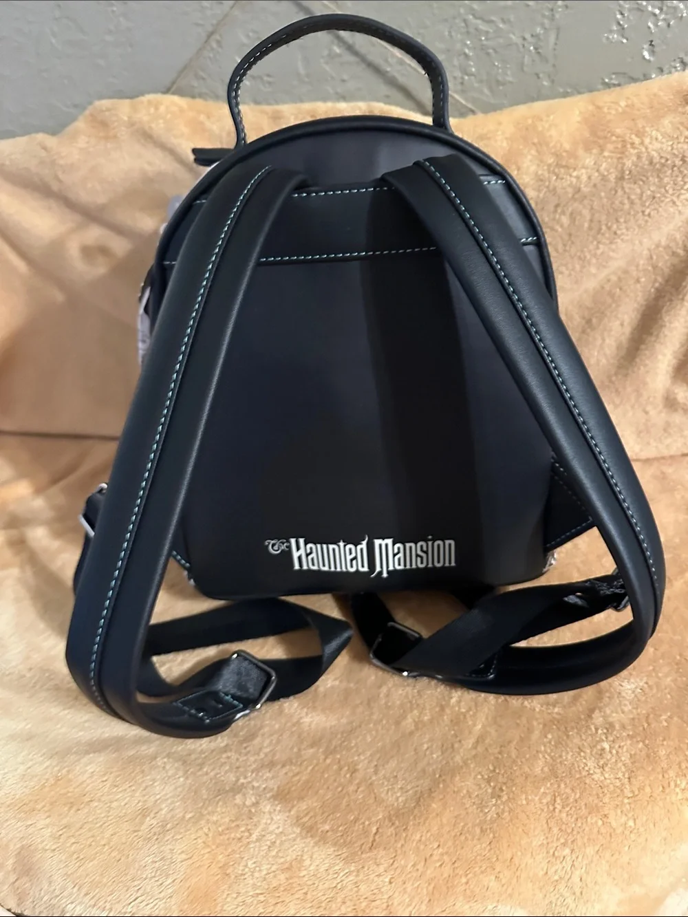 Loungefly Black and White Haunted Gentleman Mini Backpack